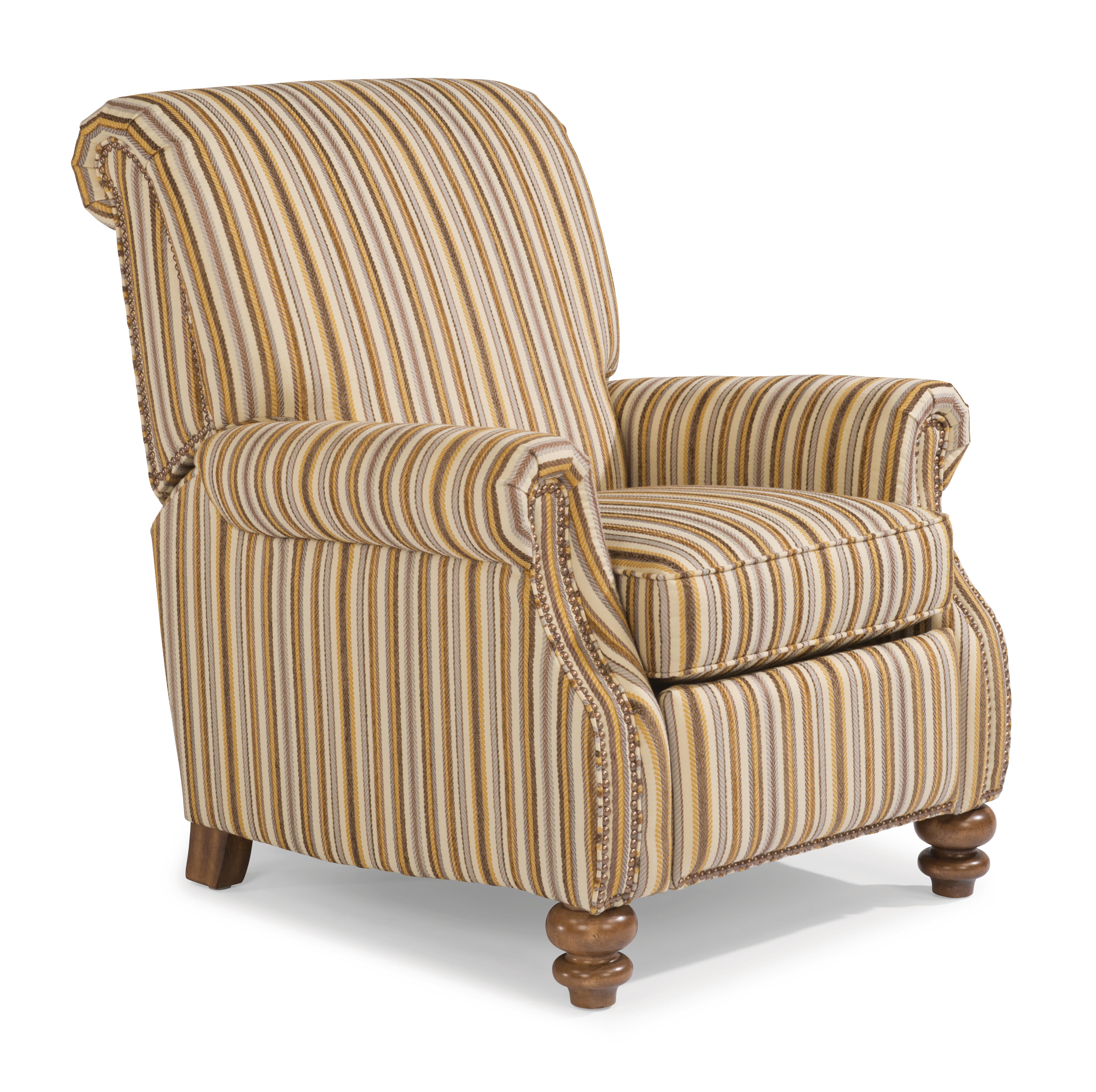 Flexsteel Bay Bridge Traditional Power Motion High Leg Recliner with